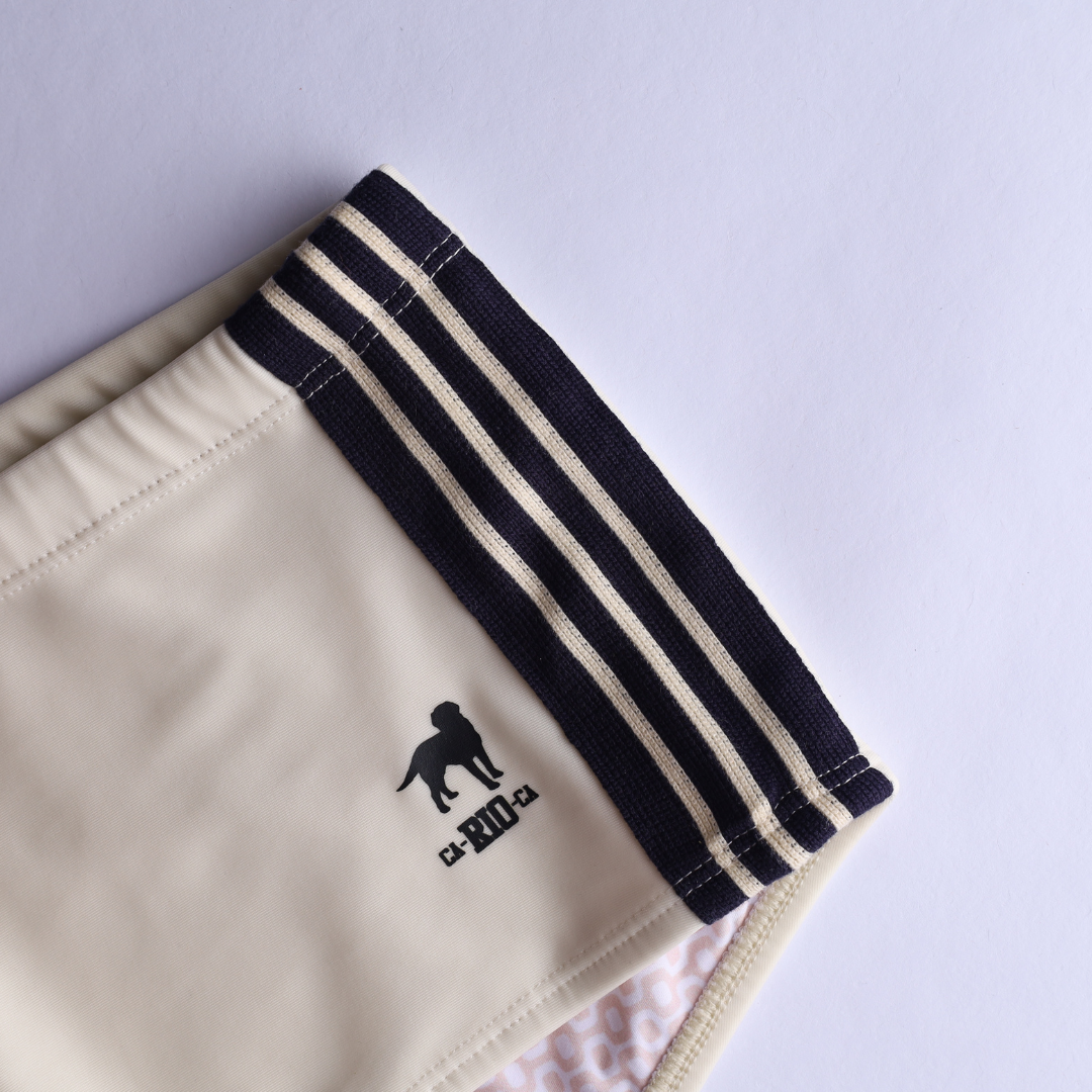 Galão Creme Sunga - Designer Swim Shorts