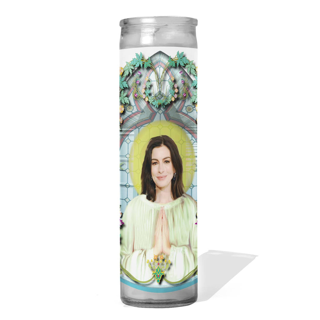 Anne Hathaway Celebrity Prayer Candle