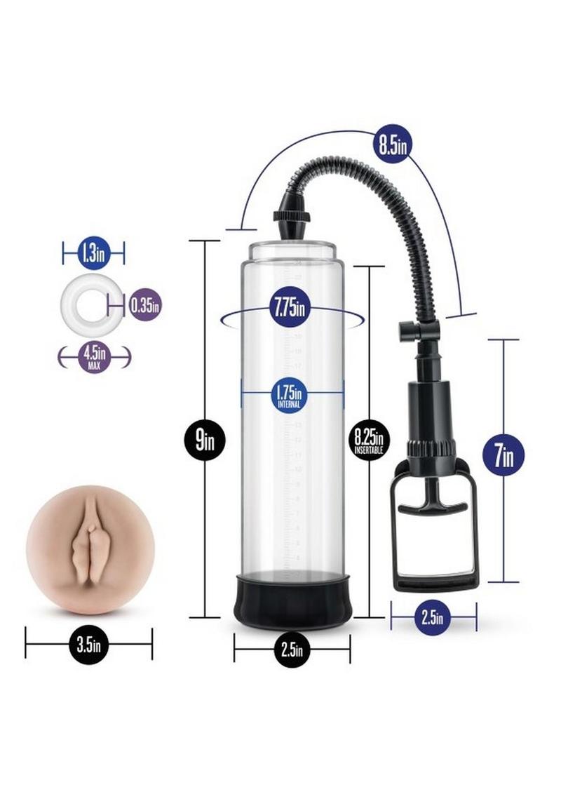 Performance VX5 Male Enhancement Penis Pump System - Clear