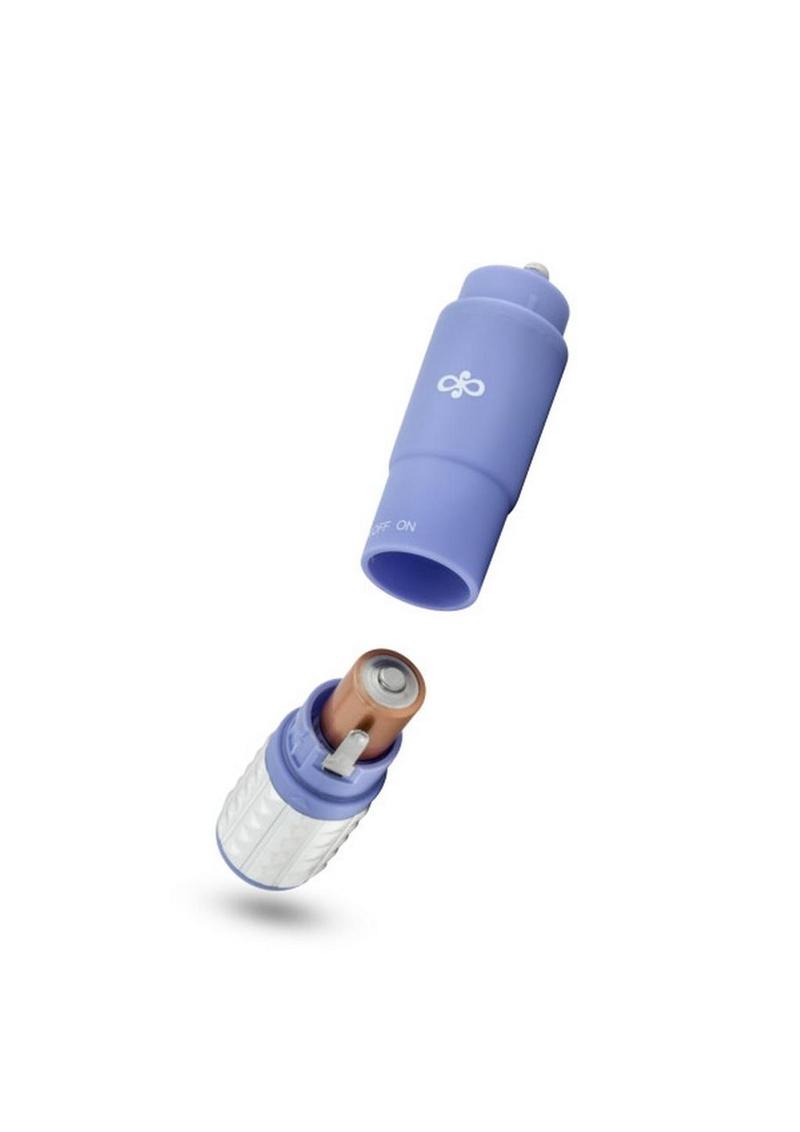 Rose Revitalize Massage Kit with Silicone Attachments - Periwinkle