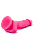 Ruse Hypnotize Silicone Dildo with Balls 7.5in - Hot Pink