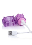 Charged BigO Rechargeable Vibrating Cock Ring - Purple