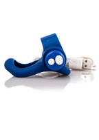 You-Turn Rechargeable Plus Silicone Cock Ring - Blueberry