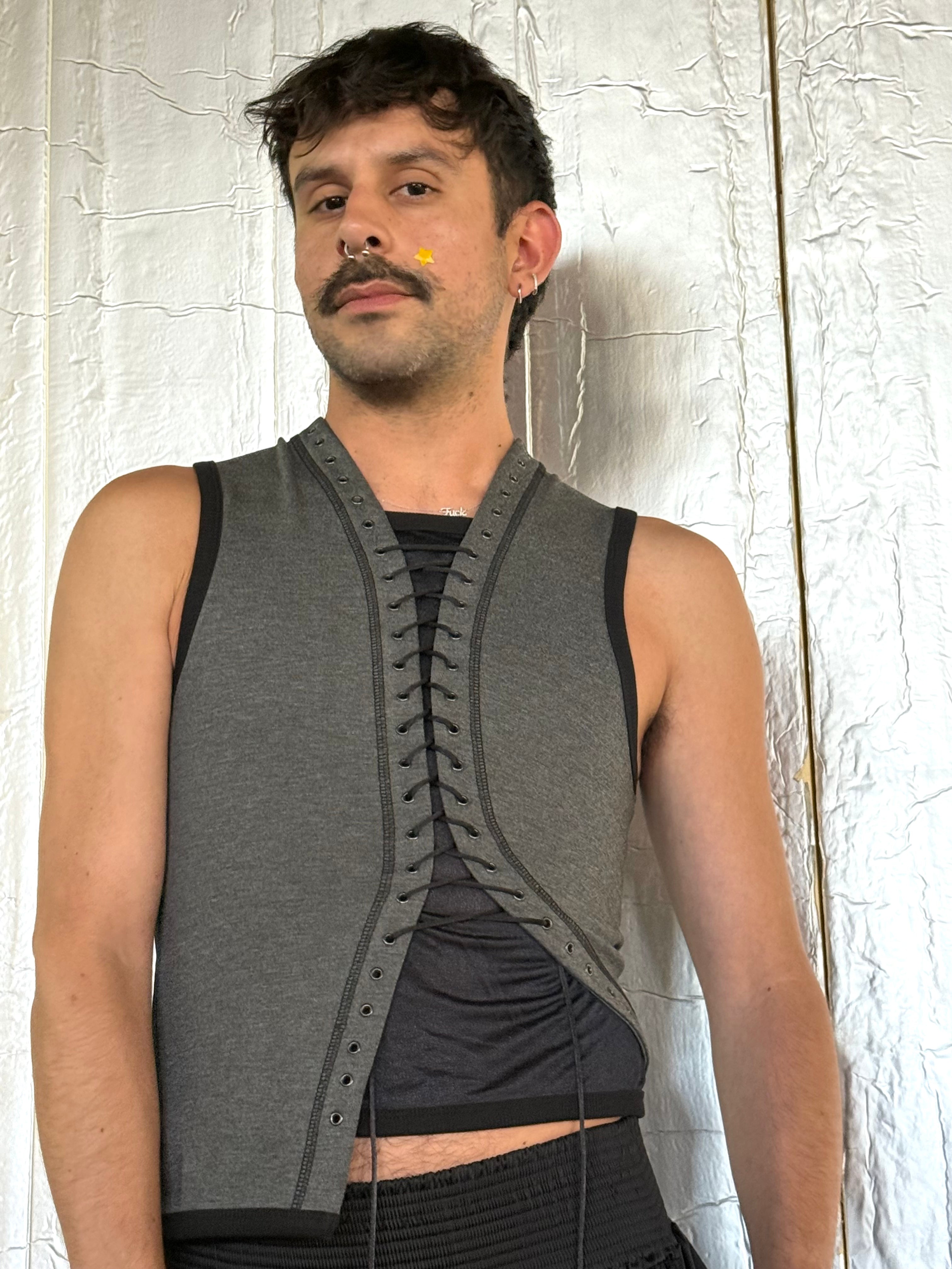 GMBH NANCY LACE TANK TOP