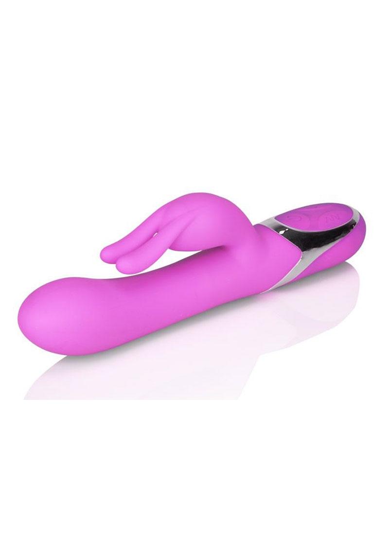 Enchanted Bunny Silicone Rechargeable Rabbit Vibrator - Purple
