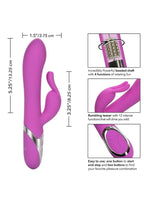 Enchanted Bunny Silicone Rechargeable Rabbit Vibrator - Purple