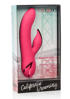 California Dreaming San Francisco Sweetheart Silicone Rabbit Vibrator - Pink