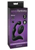 Anal Fantasy Elite Silicone Rechargeable P-Spot Pro with Remote Control - Black