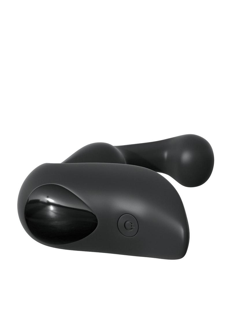 Anal Fantasy Elite Silicone Rechargeable P-Spot Pro with Remote Control - Black