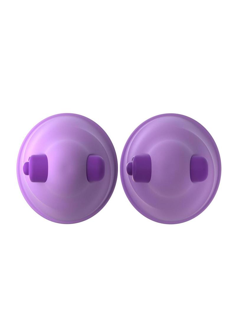 Fantasy For Her Silicone Vibrating Nipple Suck Hers Waterproof 2in - Purple
