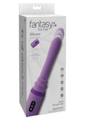 Fantasy For Her Silicone Love Thrust Her Vibrator with Remote Control - Purple
