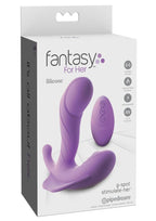 Fantasy For Her Silicone G-Spot Stimulate Her Vibrator with Remote Control - Purple