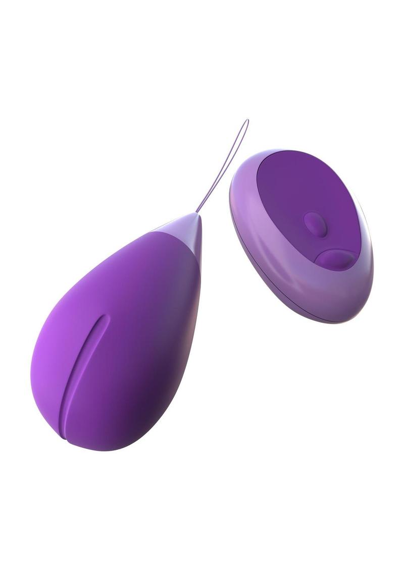 Fantasy For Her Silicone Kegel Excite Her with Remote Control - Purple