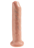 King Cock Uncut Cock Dildo 7in - Vanilla