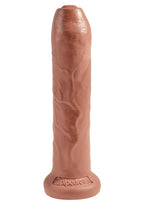 King Cock Uncut Cock Dildo 7in - Caramel