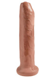 King Cock Uncut Cock Dildo 7in - Caramel