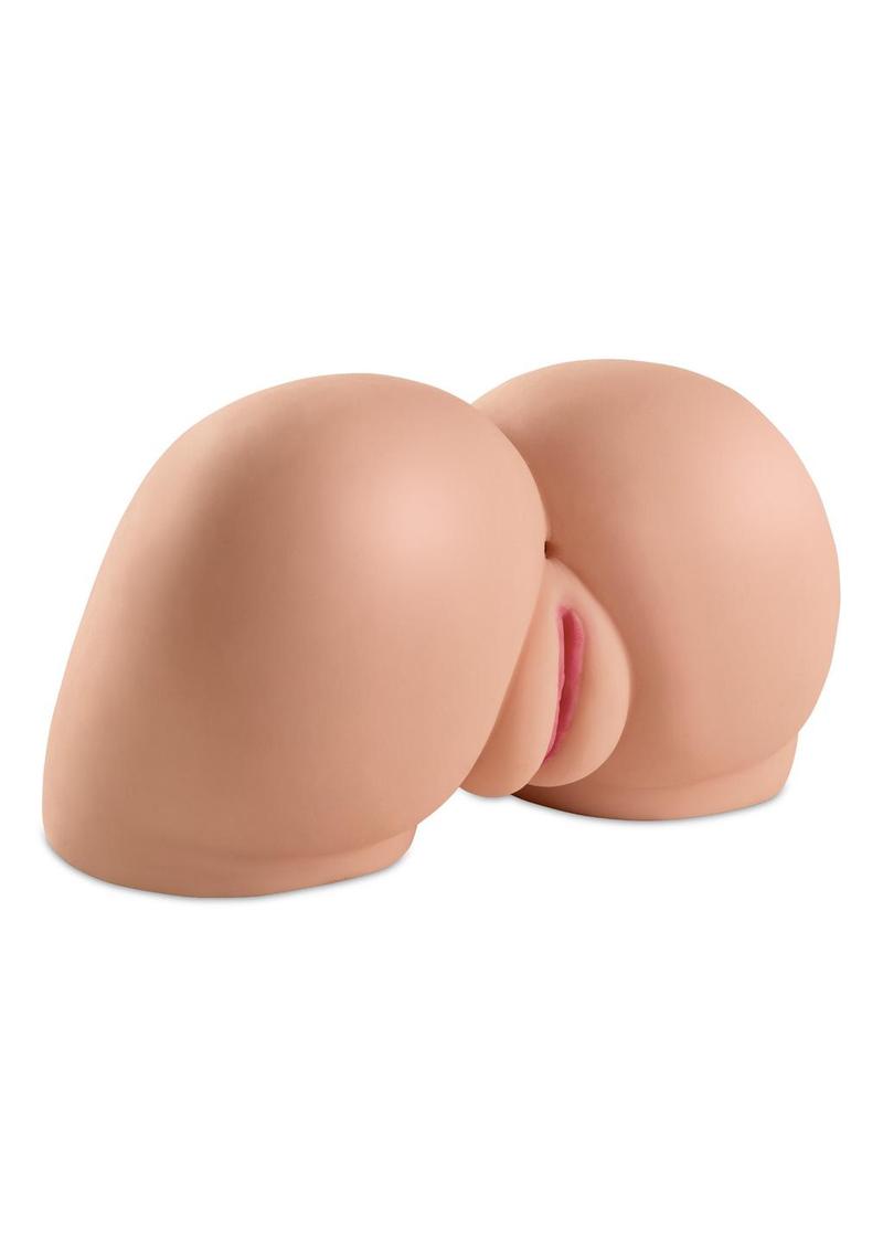 Pipedream Extreme Toyz Rechargeable Dirty Talk Interactive Fuck Me Silly Vibrating Masturbator - Pussy - Vanilla