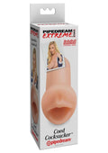 Pipedream Extreme Toyz Coed Cocksucker Masturbator - Mouth - Vanilla