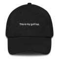 This Is My Golf Hat Embroidered Hat