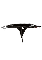 Her Royal Harness The Princess Adjustable Harness - Black