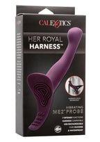 Her Royal Harness Me2 Vibrating Silicone Strap-On - Purple