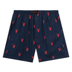 PLAYBOY Repeating Rabbit Head Lounge Shorts
