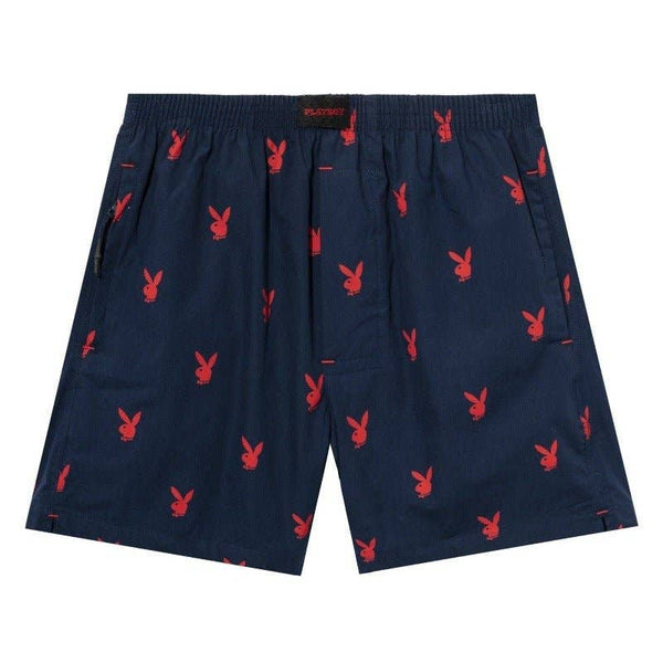 PLAYBOY Repeating Rabbit Head Lounge Shorts