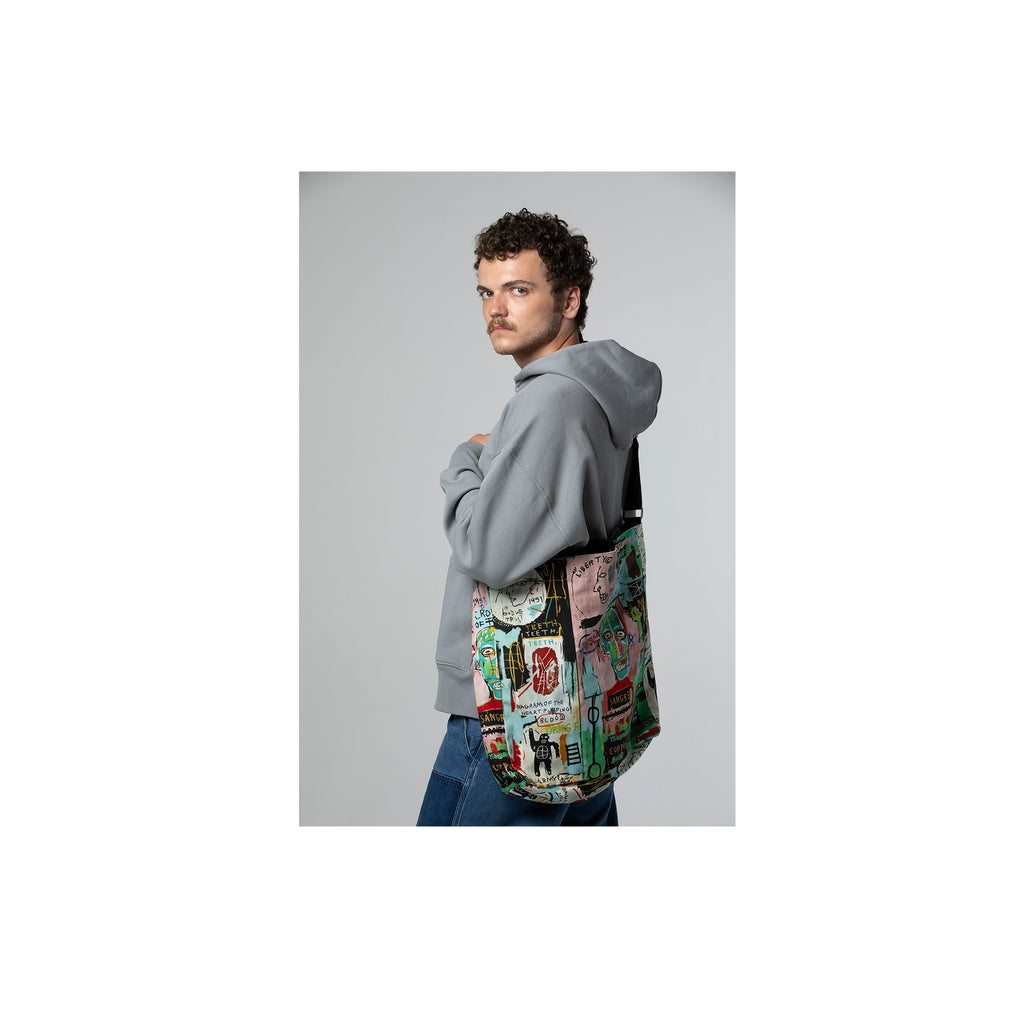 Jean-Michel Basquiat in Italian Crossbody Bag