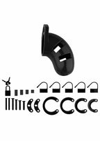Man Cage Model 01 Male Chastity With Lock 3.5in - Black
