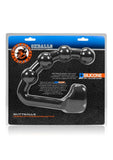 Oxballs Buttballs Silicone Cock Sling-2 with Butt Plug - Black