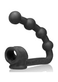 Oxballs Buttballs Silicone Cock Sling-2 with Butt Plug - Black