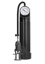 Pumped By Shots Deluxe Penis Pump With Advanced PSI Gauge - Black