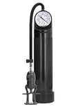 Pumped By Shots Deluxe Penis Pump With Advanced PSI Gauge - Black