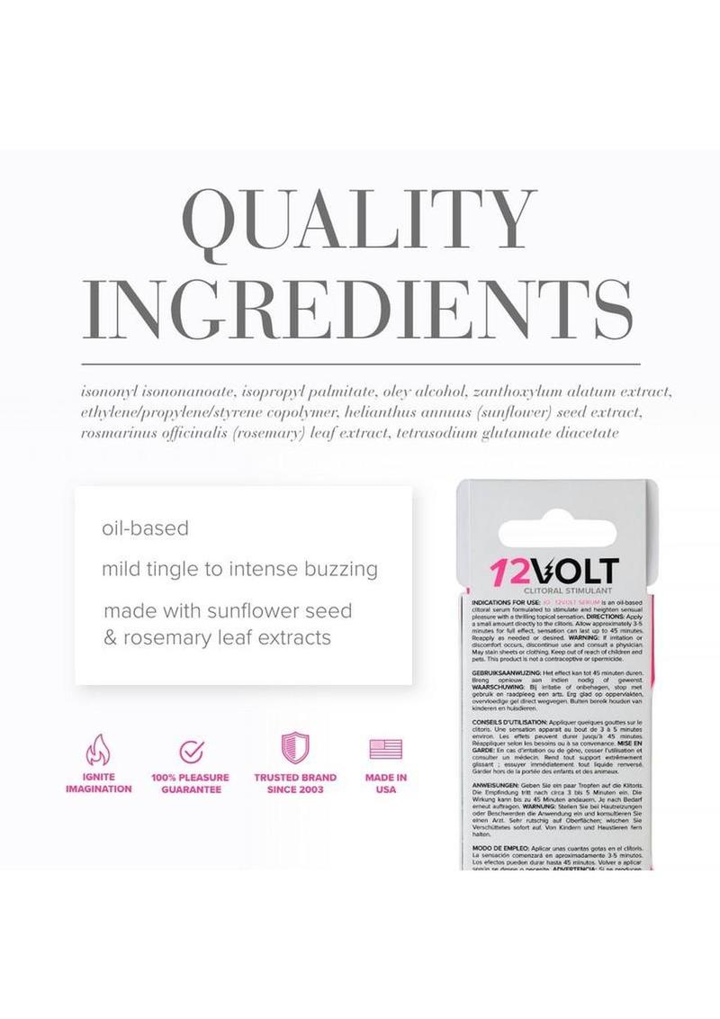 JO 12 Volt Clitoral Stimulant Serum .34oz