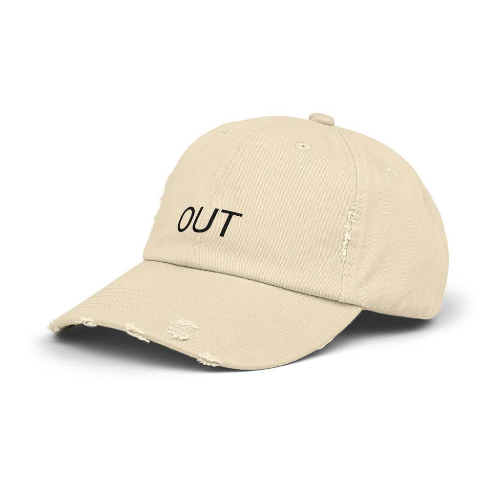 OUT Distressed Cap in 6 colors