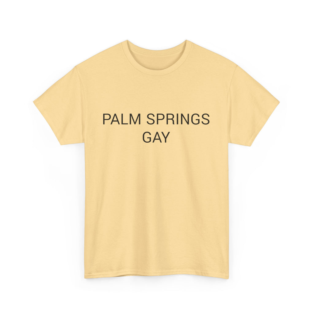 PALM SPRINGS GAY TEE BY CULTUREEDIT AVAILABLE IN 13 COLORS