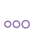 Firefly Halo Medium Silicone Cock Ring Glow In The Dark - Purple