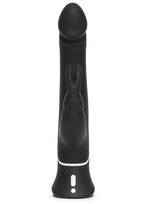 Happy Rabbit Realistic Silicone Rabbit Vibrator - Black