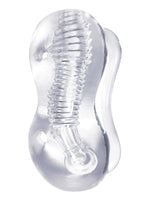 The 9's - Clear Stroke Twister Masturbator 5.25in - Clear