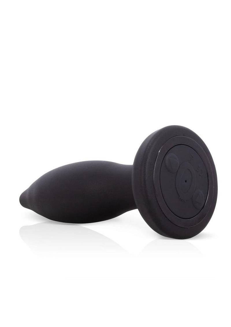 My Secret Rechargeable Vibrating Plug with Remote Control - Black