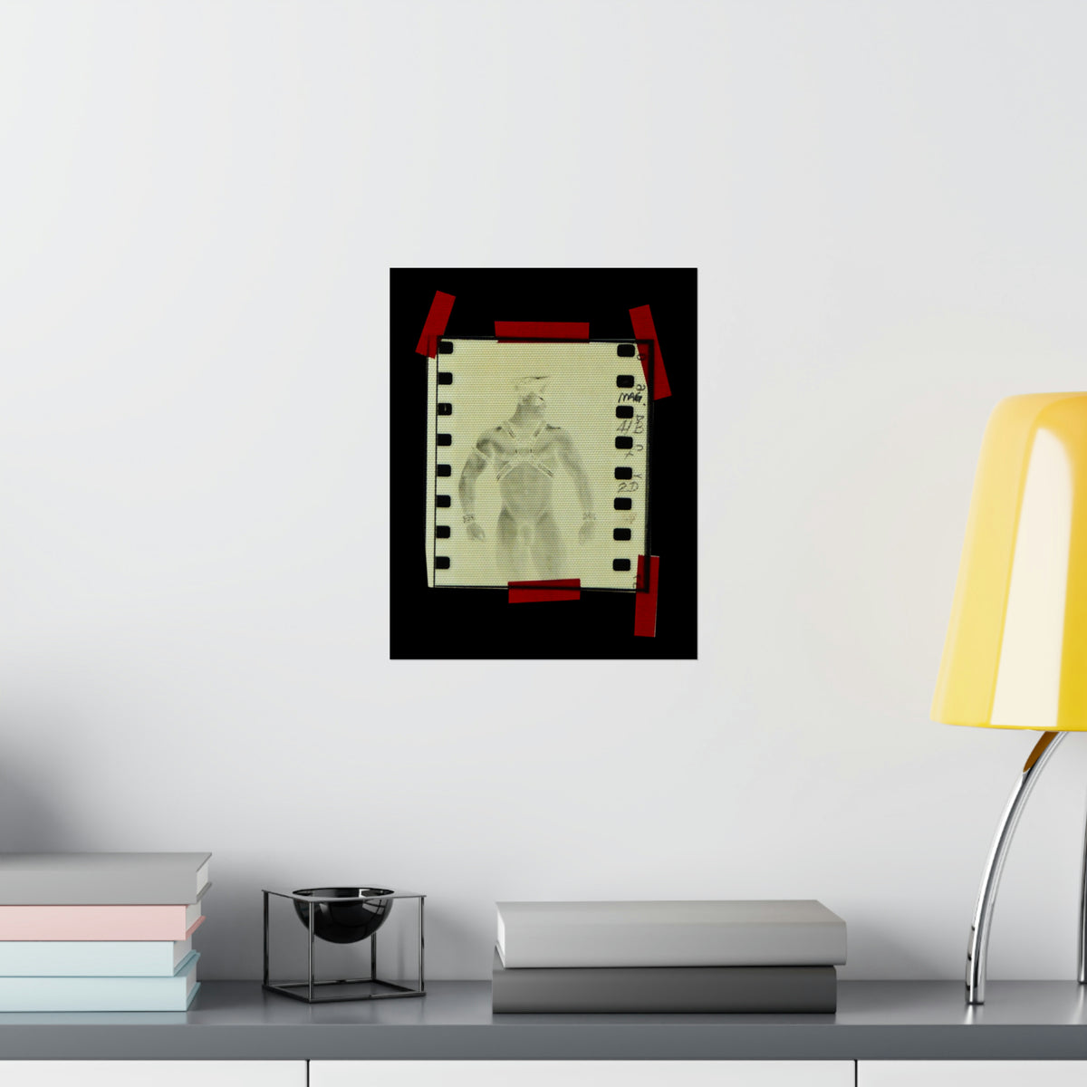 90S VINTAGE GAY PORN TRANSPARENCY Matte Vertical Poster #16