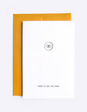 Hope To See You Soon - greeting card by Dicks Don't Lie