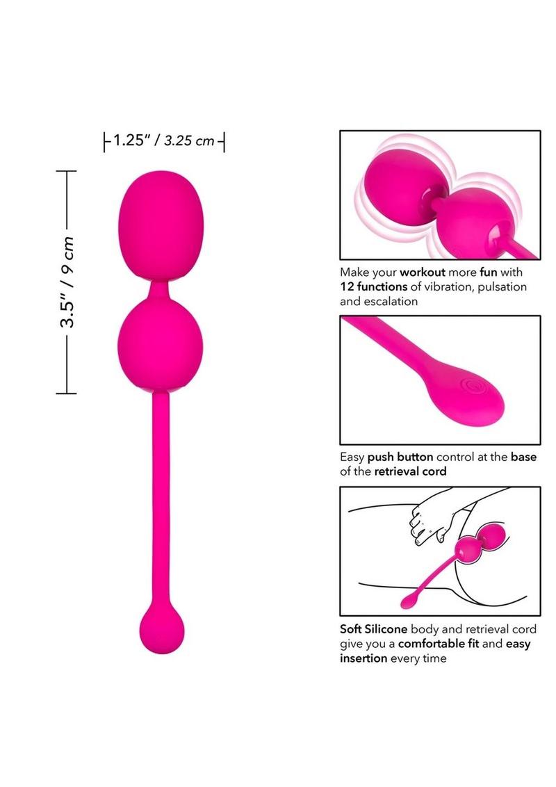 Rechargeable Dual Kegel Silicone Rechargeable - Pink