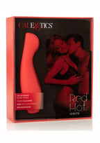 Red Hot Ignite Clitoral Stimulation Silicone Rechargeable Waterproof Mini Vibrator - Red