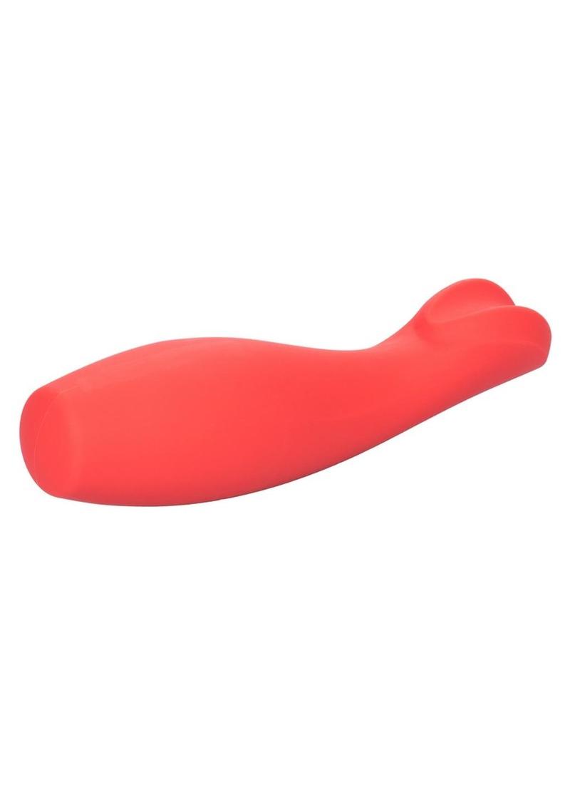 Red Hot Ignite Clitoral Stimulation Silicone Rechargeable Waterproof Mini Vibrator - Red