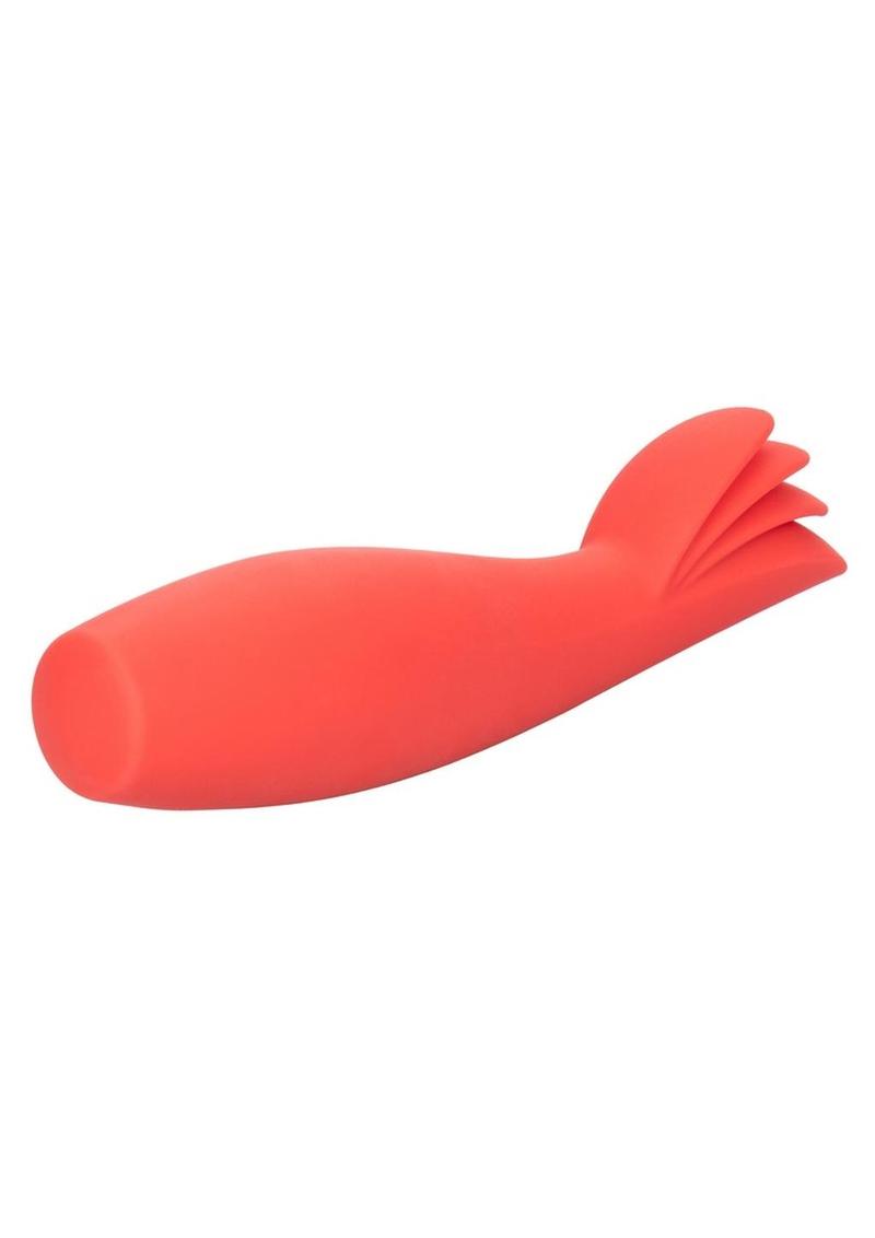 Red Hot Blaze Clitoral Stimulation Silicone Rechargeable Massager - Red