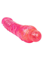 Sparkle Glitter Jack Vibrator Waterproof 5.75in - Pink
