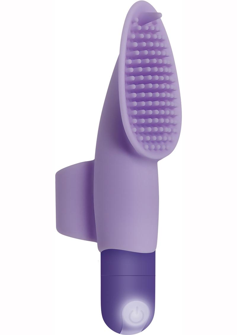 Fingerific Rechargeable Silicone Finger Vibrator - Purple