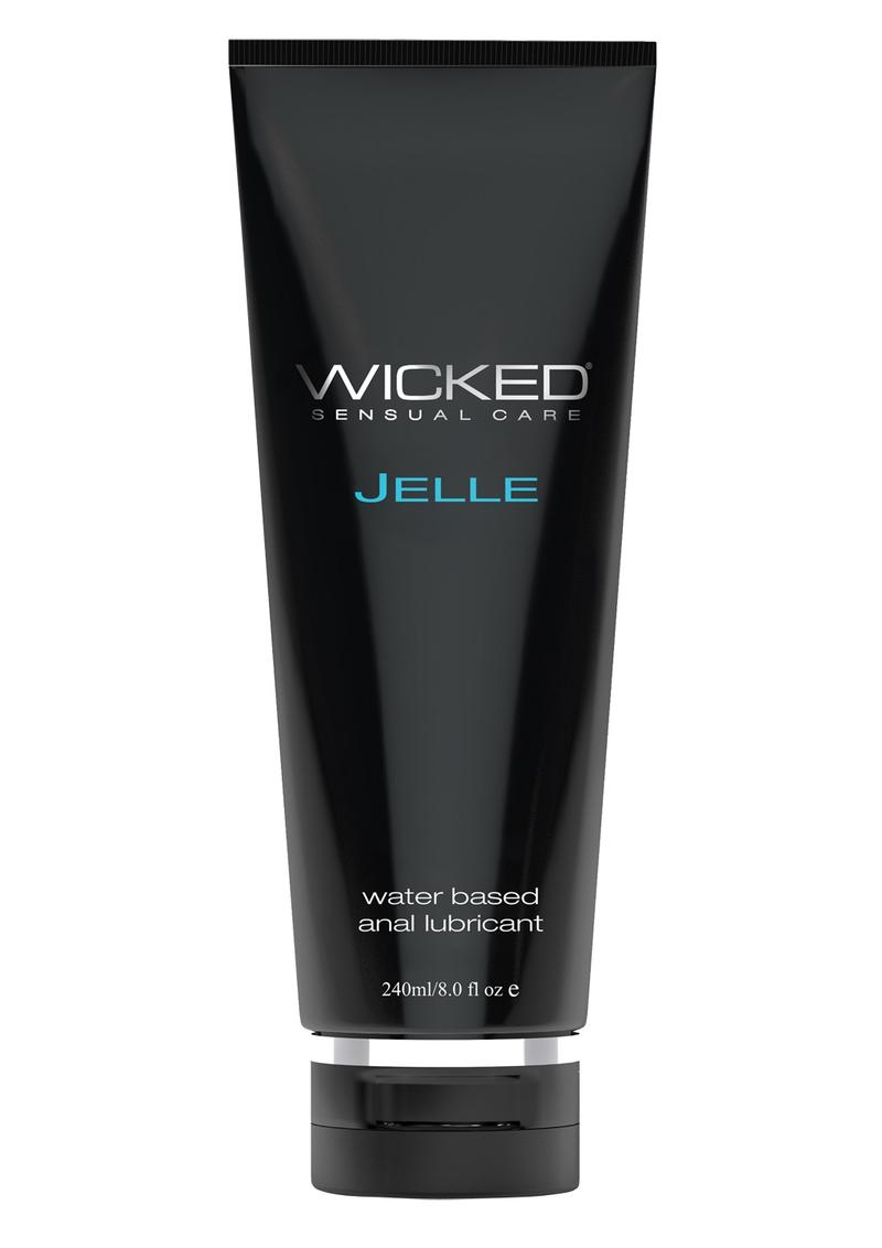 Wicked Jelle Water Based Anal Lubricant 8oz Tube