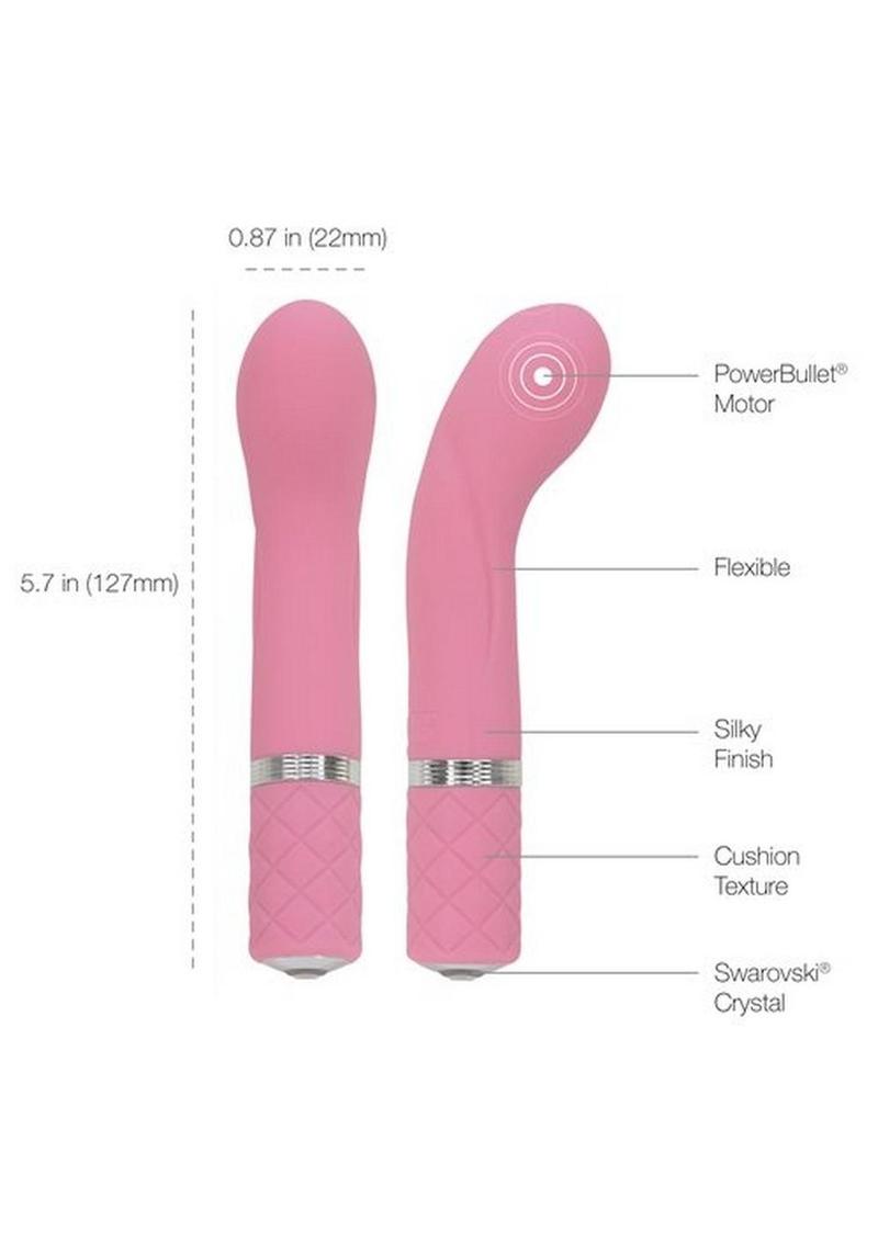 Pillow Talk Racy Rechargeable Silicone G-Spot Mini Vibrator - Pink